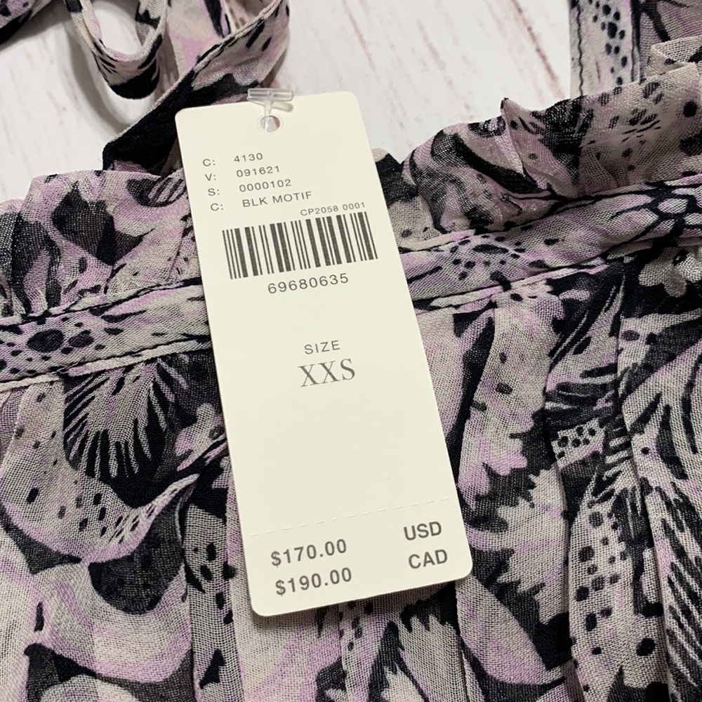 NWT By Anthropologie Squareneck Smocked Midi Dress - Picture 6 of 6